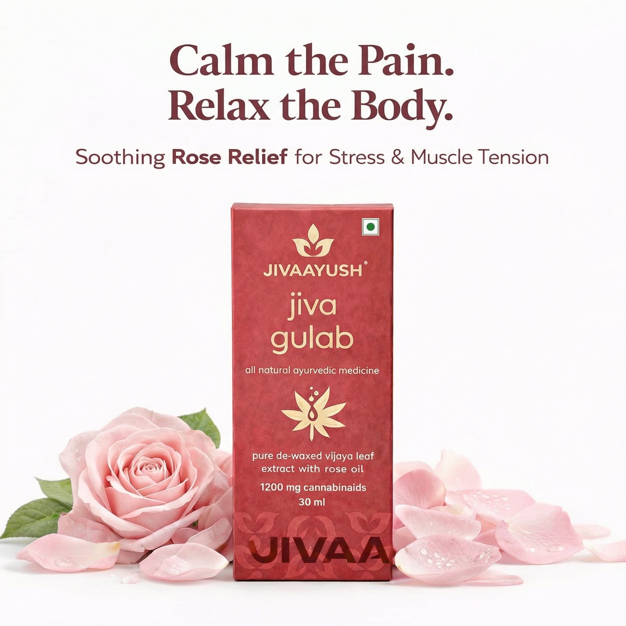 Jiva Gulab: Soothing Topical Rose Relief Oil