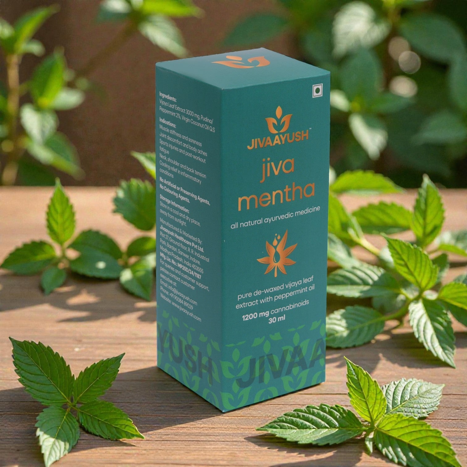 Jiva Mentha: Cooling Topical Relief Oil